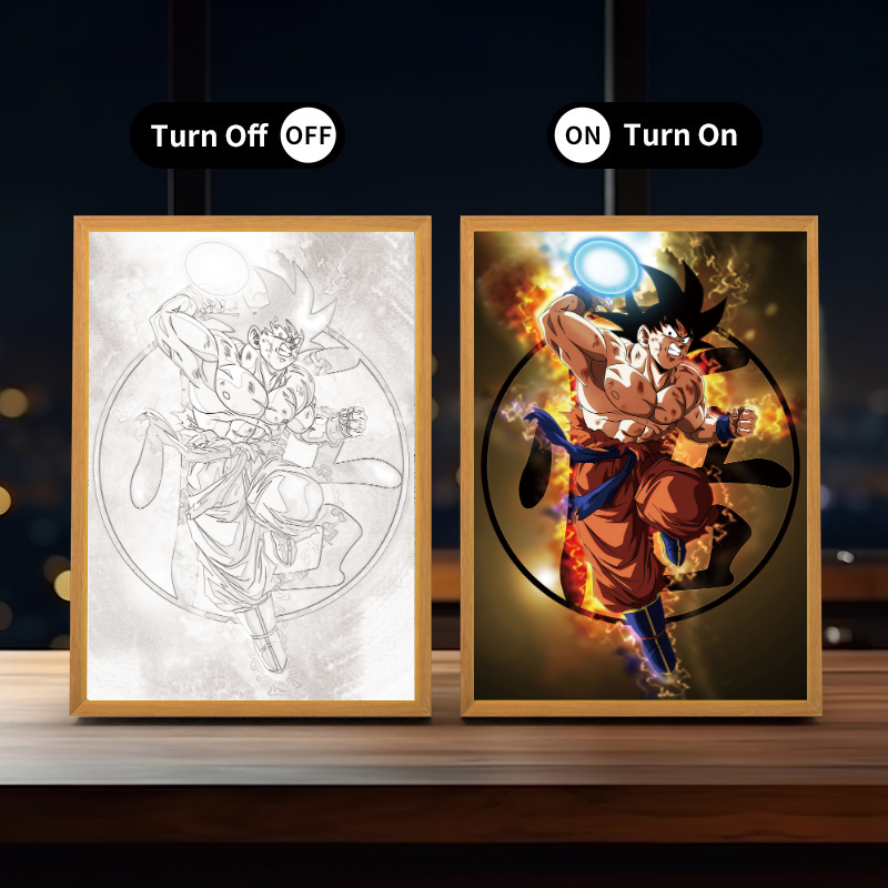 Anime Aura Light Frame: Goku Edition ~ Dragon Ball