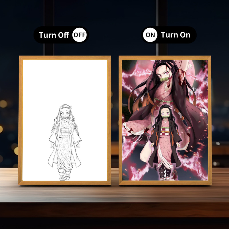 Anime Aura Light Frame: Nezuko Edition ~ Demon Slayer