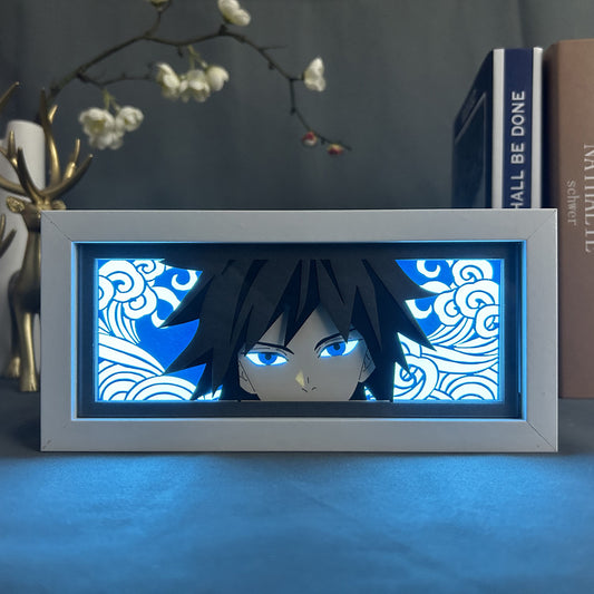 Anime RGB LED Boxlight Series: Giyuu Edition ~ Demon Slayer