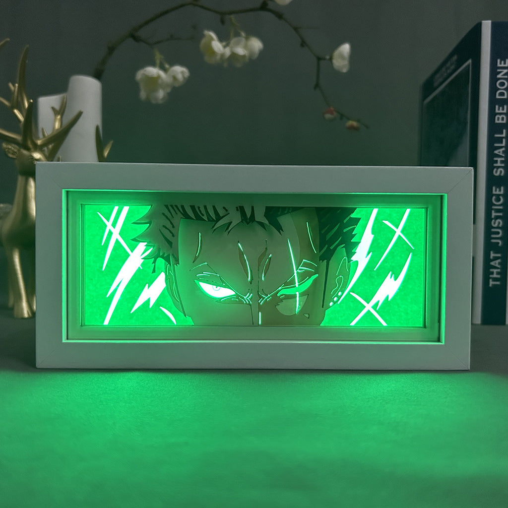 Anime RBG LED Boxlight Series: Roronoa Zoro Edition ~ One Piece