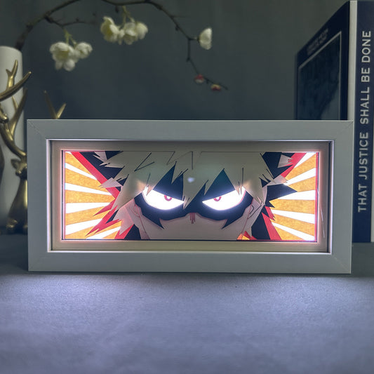 Anime RBG LED Boxlight Series: Katsuki Bakugo Edition ~ My Hero Academia