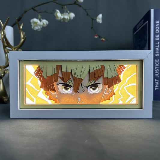 Anime RGB LED Boxlight Series: Zenitsu Edition - Demon Slayer