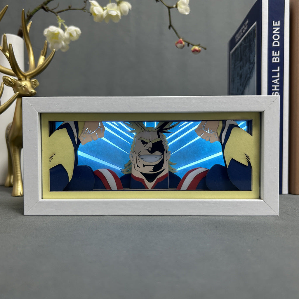 Anime RGB LED Boxlight Series:  All Might Edition ~ My Hero Academia